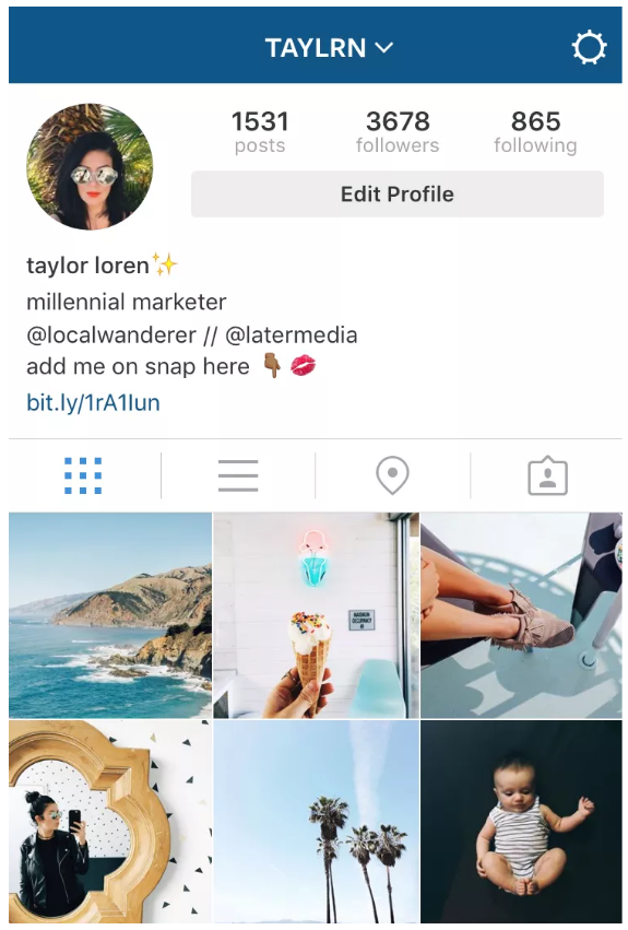 how to paste a link in instagram bio