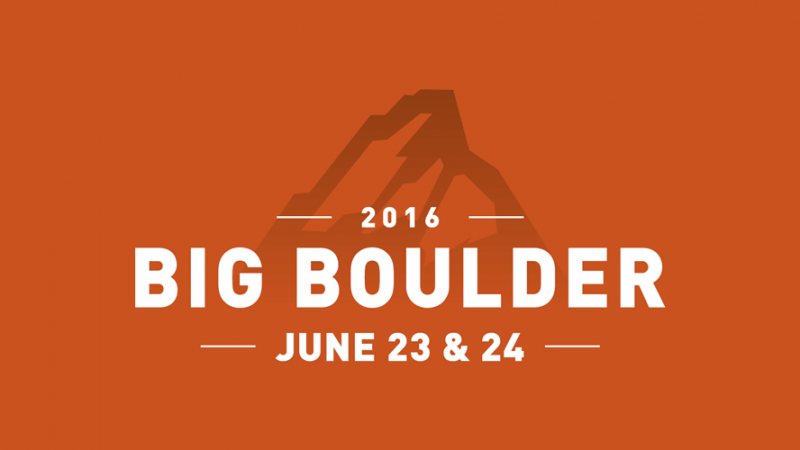 Big Boulder Conference 2016