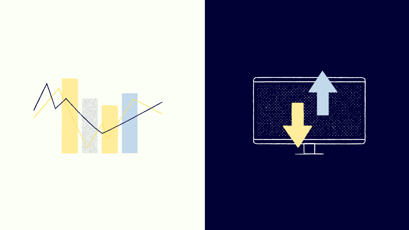 Link tracking illustration with graphs