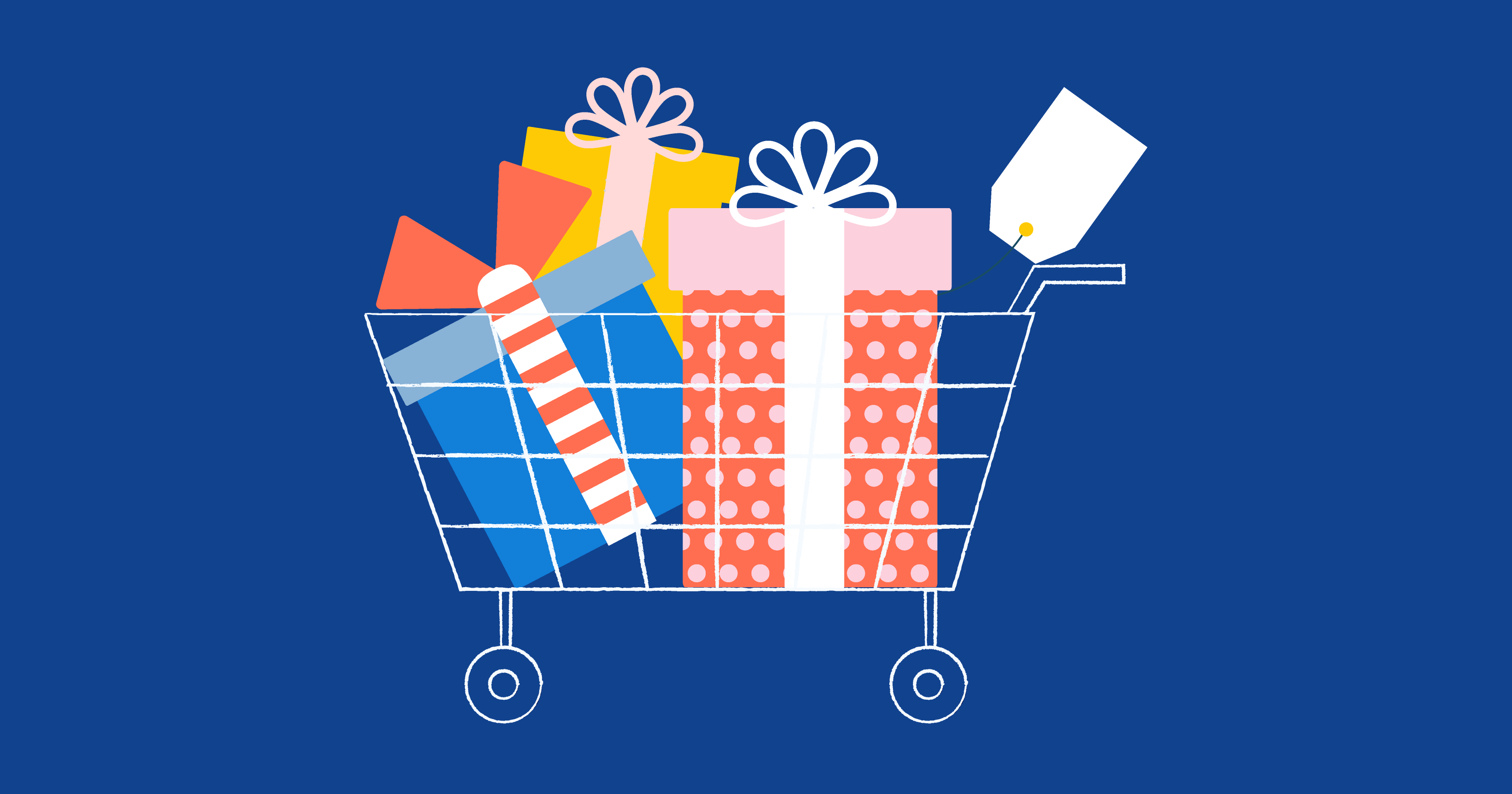 Holiday ecommerce illustration